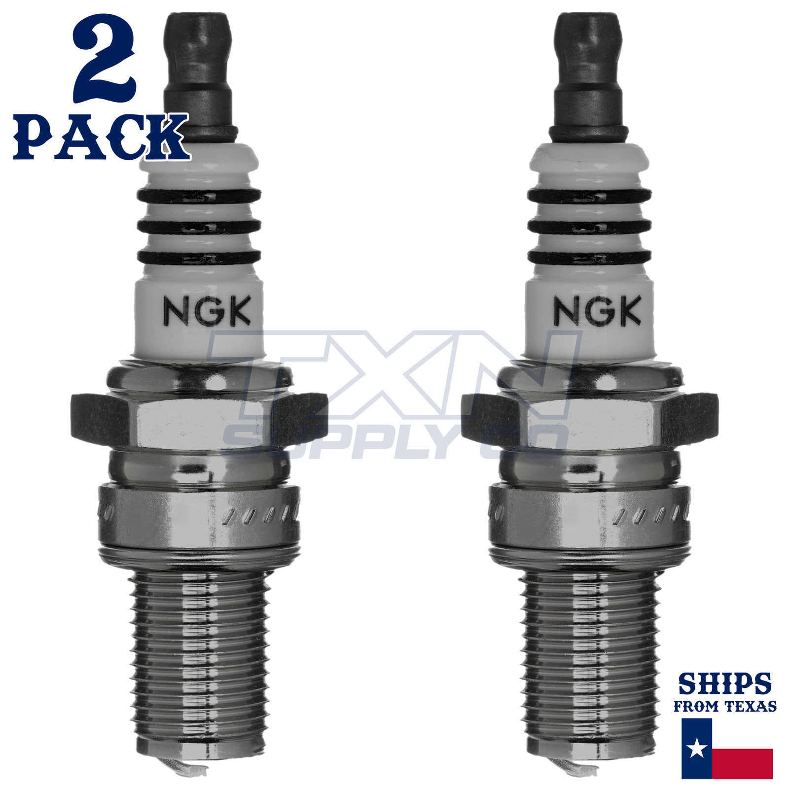 NGK 2707 BR9ECMIX Spark Plugs 2 Pack