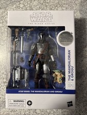 Star Wars Black Series  01 Mandalorian And Grogu Deluxe First Edition White Box