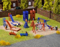 Vollmer 43665 - H0 Deko-Set Kinderspielplatz - Neu