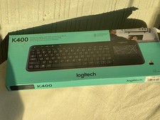 Logitech K400 Wireless Touch Keyboard with Touchpad for Windows Black