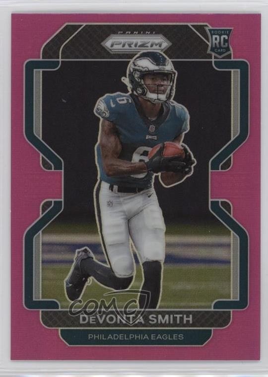 2021 Panini Prizm Rookie Pink Prizm DeVonta Smith #335 Rookie RC d4v