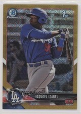 2018 Bowman Mega Box Gold Mojo Refractor 17/50 Ibandel Isabel #BCP47 02v3