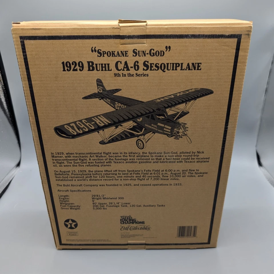 Wings Of Texaco 1929 Buhl CA-6 Sesquiplane Special Edition "Spokane Sun-God" - Image 2 of 2