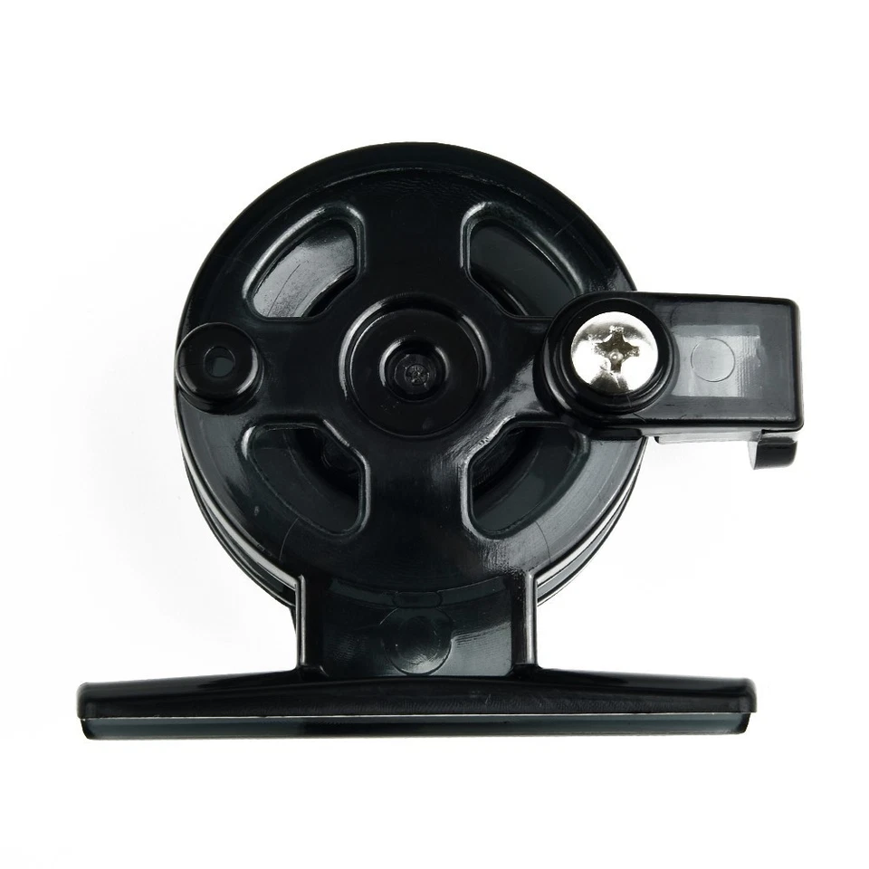 1107 / 5000 Angelrolle Winter Eisfischen Fische Aus Den Meeren Schwarz Spule - Bild 4 von 4