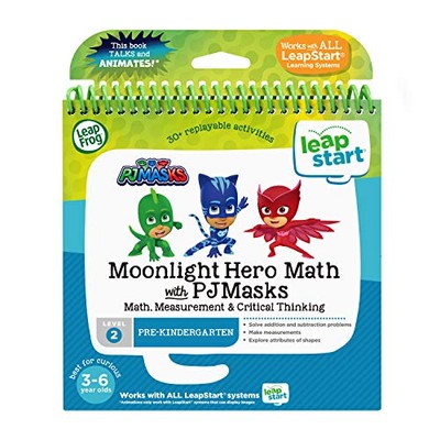 LeapFrog LeapStart 3D Moonlight Hero Math with PJ Masks Book, Level 2