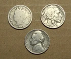 Starter  Collection  Mix Lot of  3 Old  US  Coins   ACTUAL  COINS    90109200-06