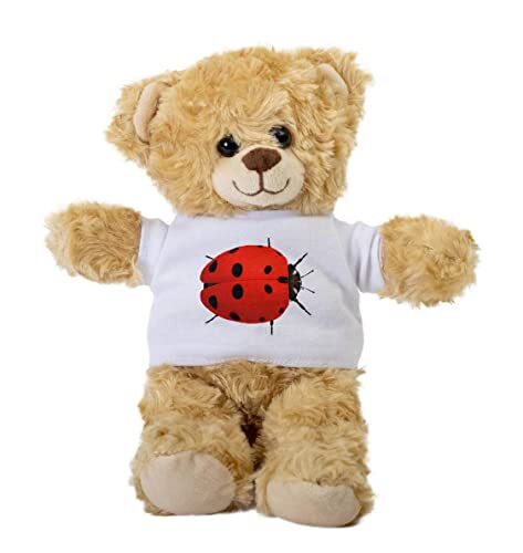 Ladybug Teddy Bear, Ladybug Gift Stuffed Animal, Plush Teddy Bear
