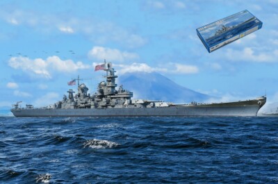 Modellauto Nave Zum Montieren Modell kit bausatz Trumpeter Uss Missouri