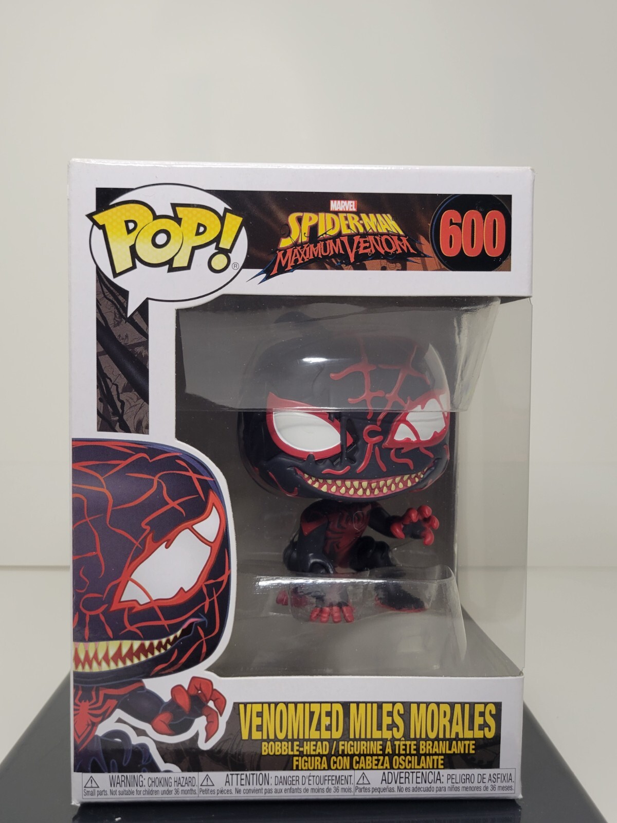 Sale Funko Pop! Spider-Man Maximum Venom: Venomized Miles Morales #600 Nib