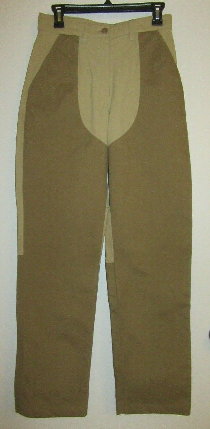 LL Bean Women's Hunting Brush Briar Guard Pants Tan/Khaki Size 6 27/28 x 32