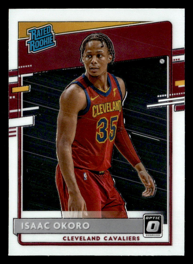 Isaac Okoro 2020 Donruss Optic Rated Rookie Card #155 Cleveland Cavaliers