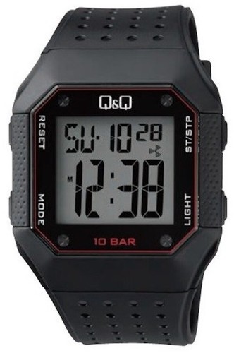 Montre Chronographe Timex Q Rétro Homme 40mm - Boîtier Acier, Bracelet Cuir, étanche 50m