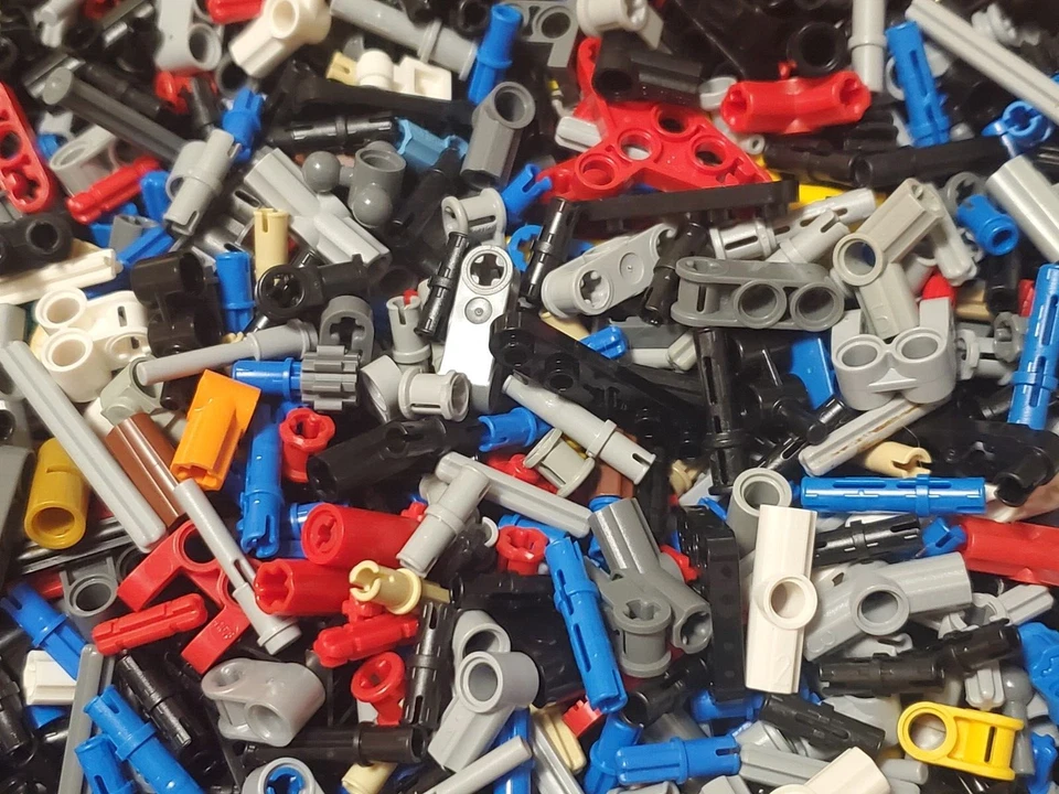 LEGO Lot of 200+ Technic EV3 NXT BULK Small Part Pin Axel Connector Bushing - Image 2 of 4