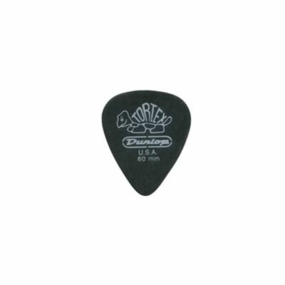 DUNLOP Tortex Pitch Black Jazz 12 Stück schwarz 0,60