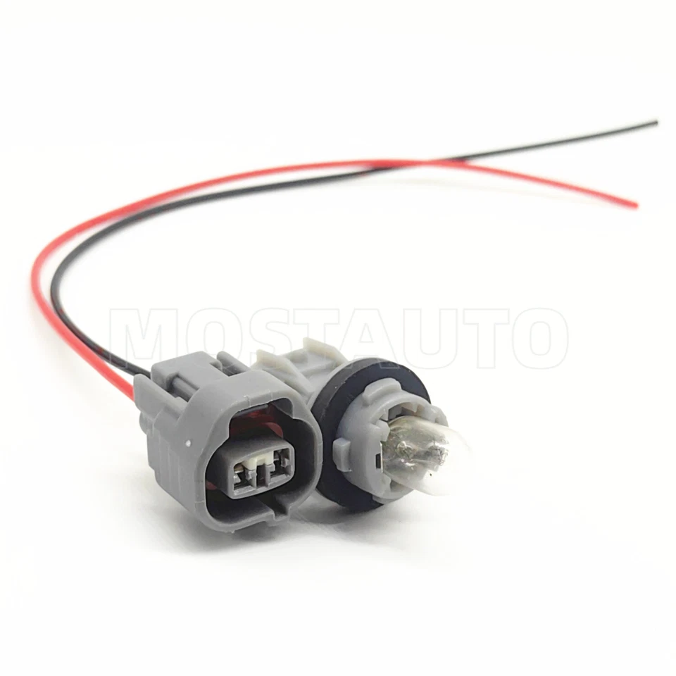 Enchufe marcador lateral trasero, conector coleta y bombilla para Toyota Tundra 2014-2021 Foto 2 de 4