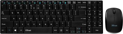 Trust 18798 GUSY Wireless Ultra-Thin Keyboard & Mouse Tastatur