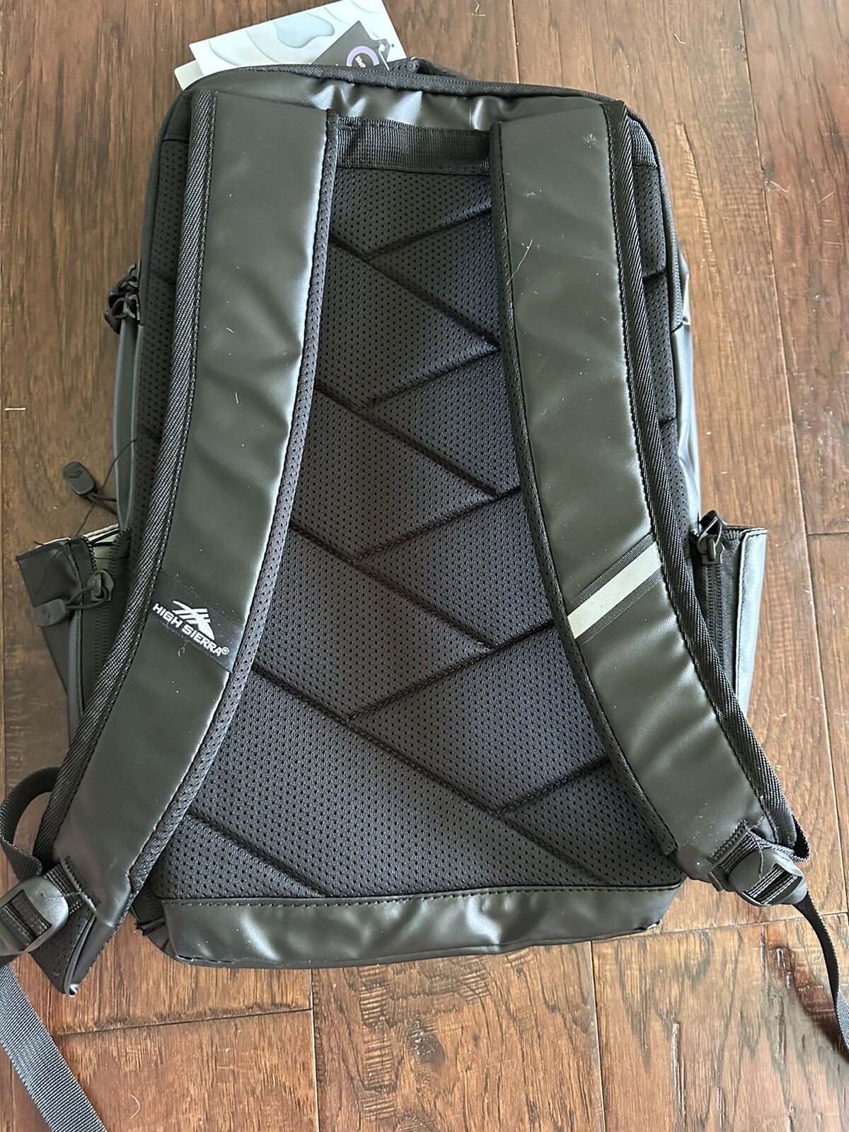 High Sierra Luna 17.6" Backpack  Black School Laptop Bag Pockets Water Holder