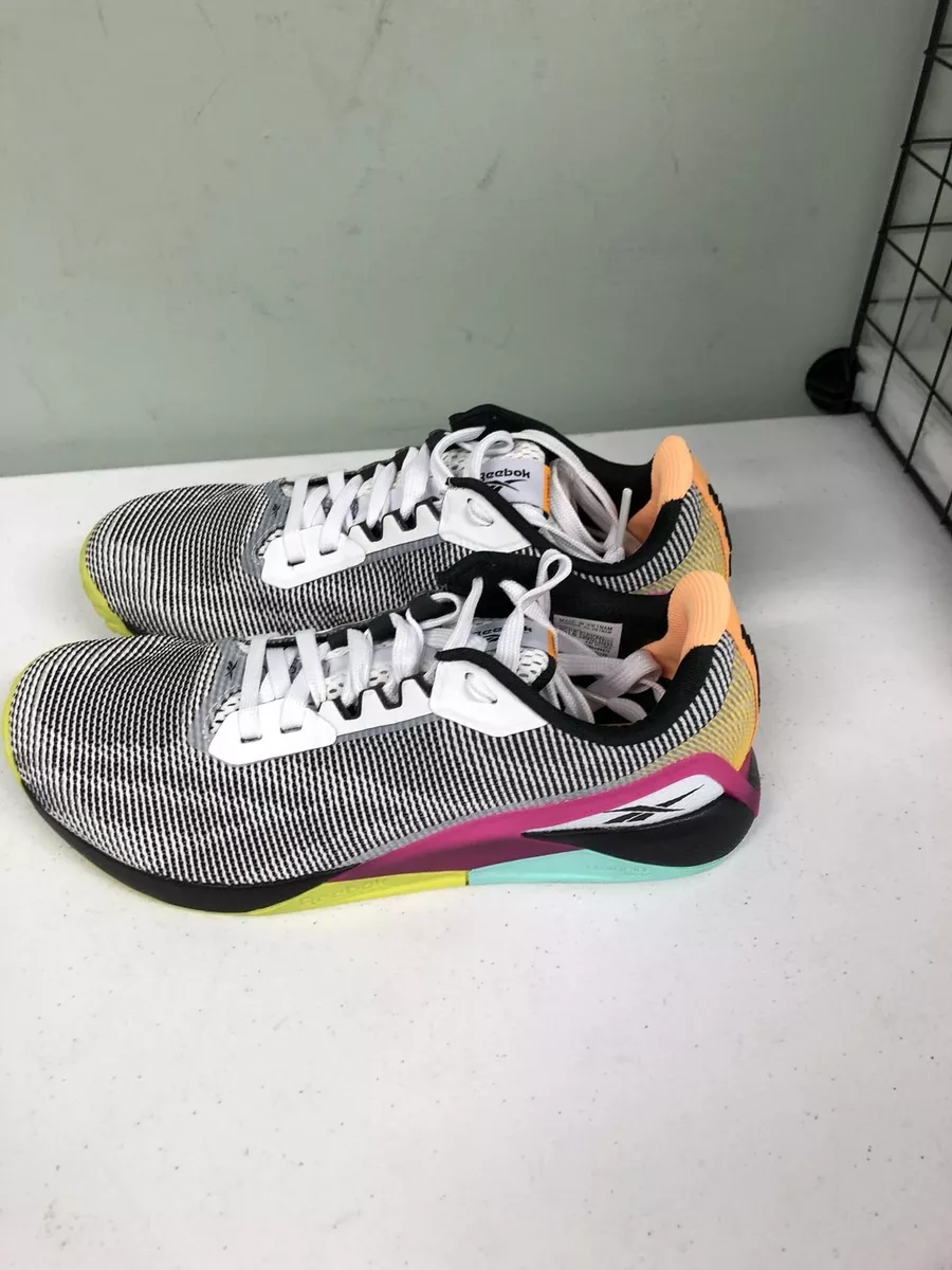 Reebok Nano X1 Grit White Black Pursuit Pink (Women's)