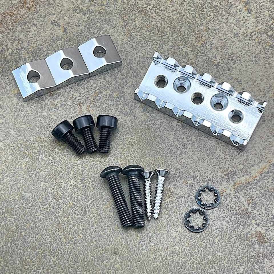 Schaller Locking Nut with Mounting Screws Chrome 20040220 - Image 4 of 4