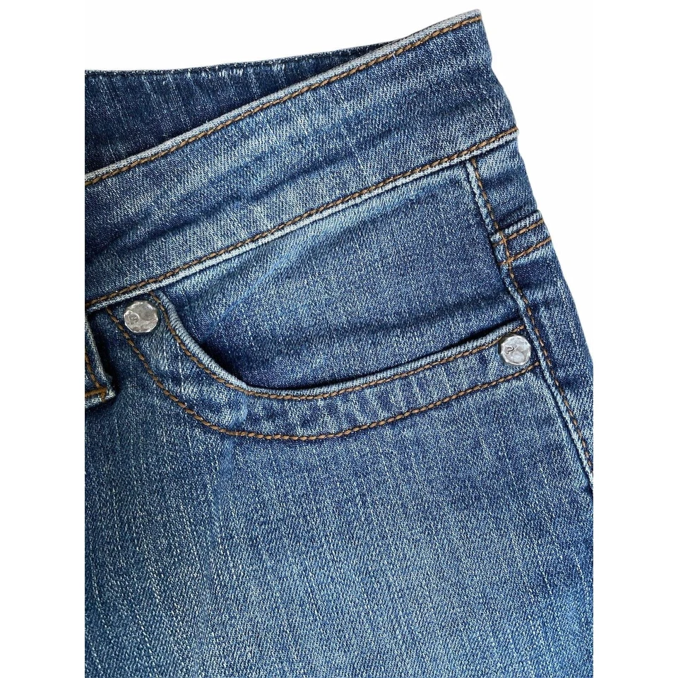 Pantalones de mezclilla color puro algodón índigo bootcut talla 29 Foto 4 de 4