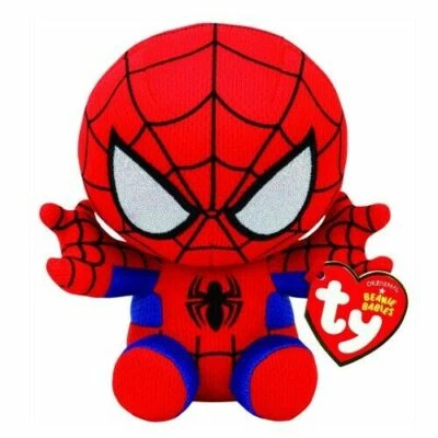 TY BEANIE BABIES Ty Marvel-Figur "Spiderman" Comic -Beanie Babies Plüschfigur Spider-Man