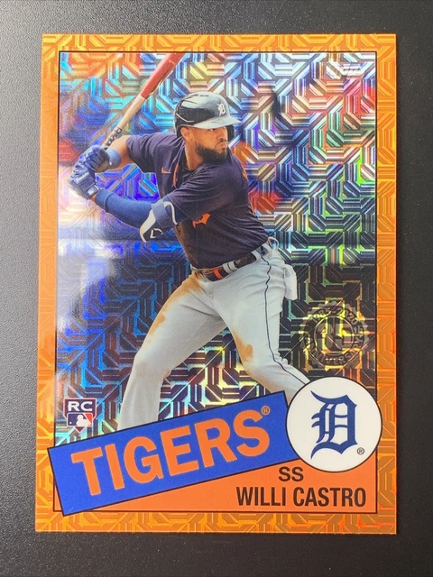 Willi Castro 2020 Topps Update 1985 Silver Pack RC Rookie Card #CPC-24 Orange/25