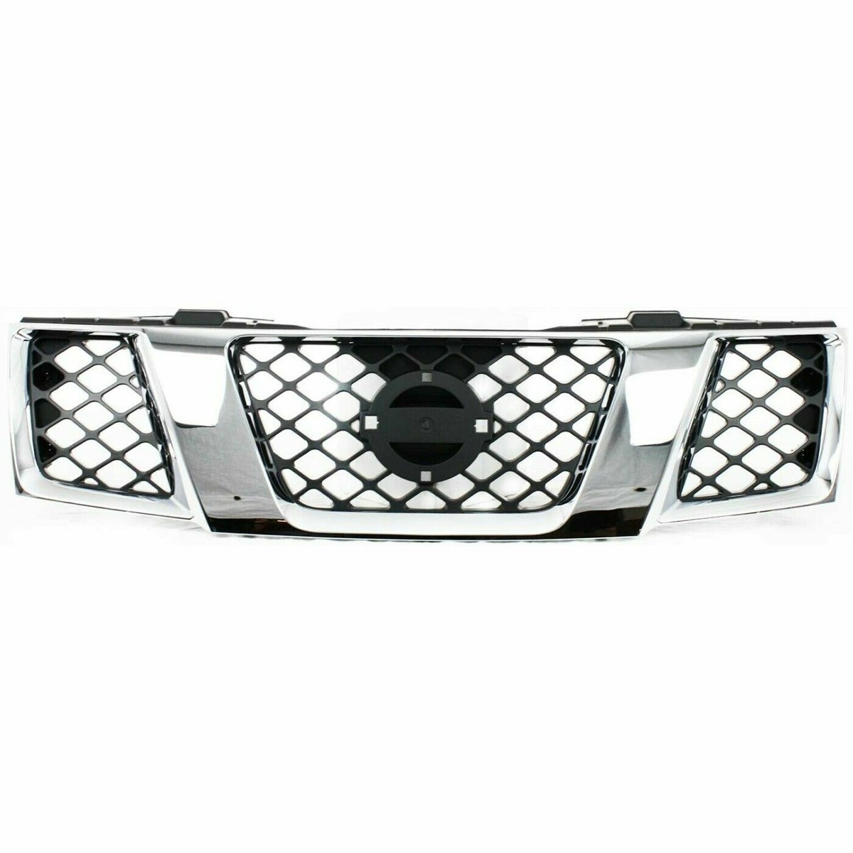 Chrome Shell Textured Black Insert Grille Fits Pathfinder Frontier