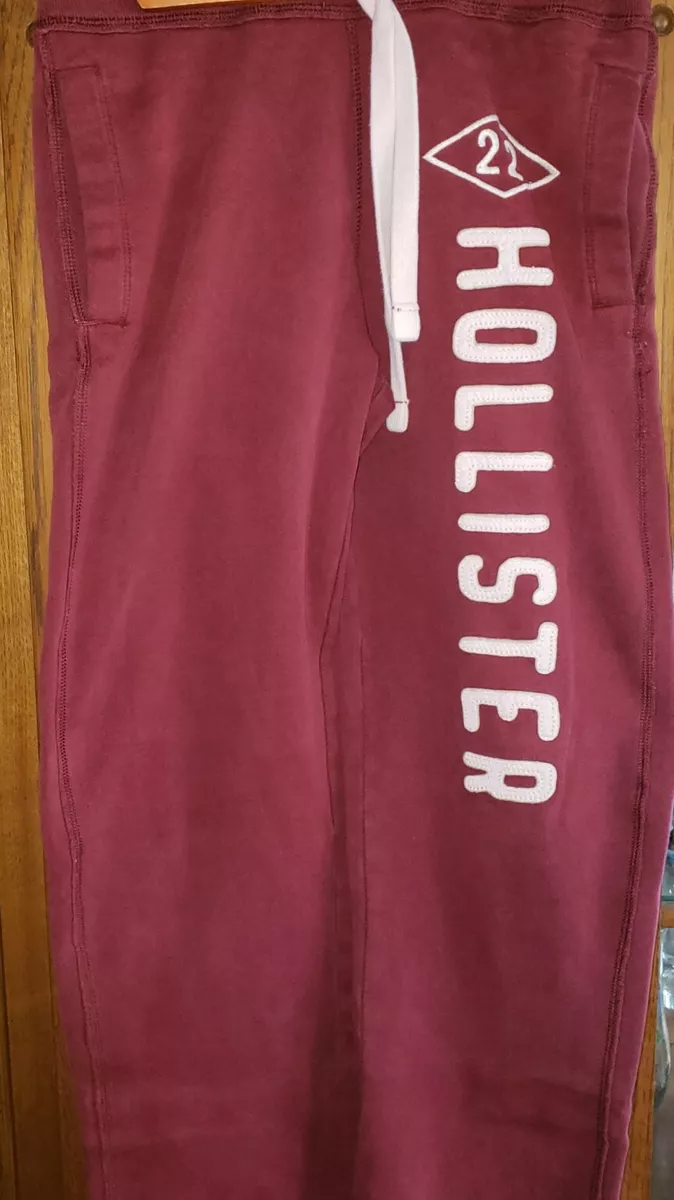 Hollister Womens XS Red Sweatpants