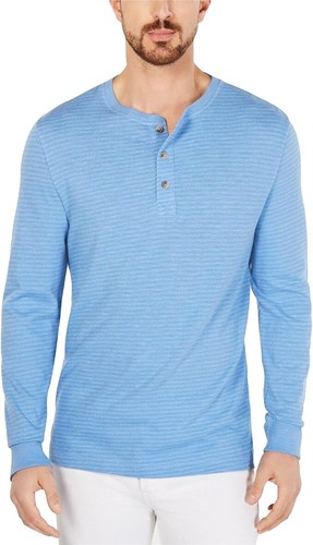 Club Room Herren Surf gestreift Henley Shirt Pullover Vielfalt - Bild 1 von 12