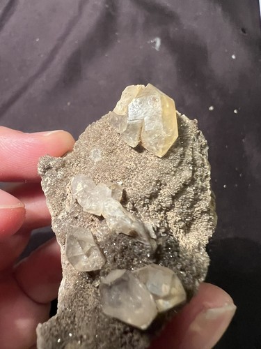 Quartz, Var. Herkimer Diamond, Crystal Grove, Lasselville, NY - Picture 4 of 4