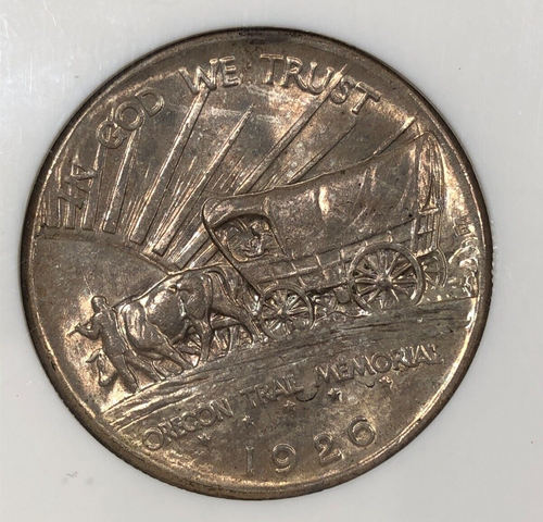 1926 Oregon Commem. .50. NGC MS65. - Picture 2 of 5