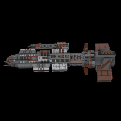 MOC-126952 Battleship Most Advanced Class of Warships ever Created 1835 Stück