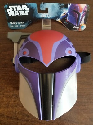 6 STAR WARS SABINE WREN AGE 5+ INCLUDE MASK  6 MASKS NEW BOX SEALED LOT OF 6