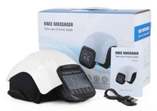 Cordless Knee Massager w/ Heat Vibration Infrared Therapy & LED Display