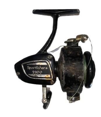 Moulinet De Pêche Vintage Sportfisher 2100 - K Mart, Spinning, Fonctionnel