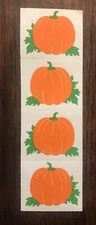 Vintage 1994 Mrs. Grossman’s Pumpkin Stickers