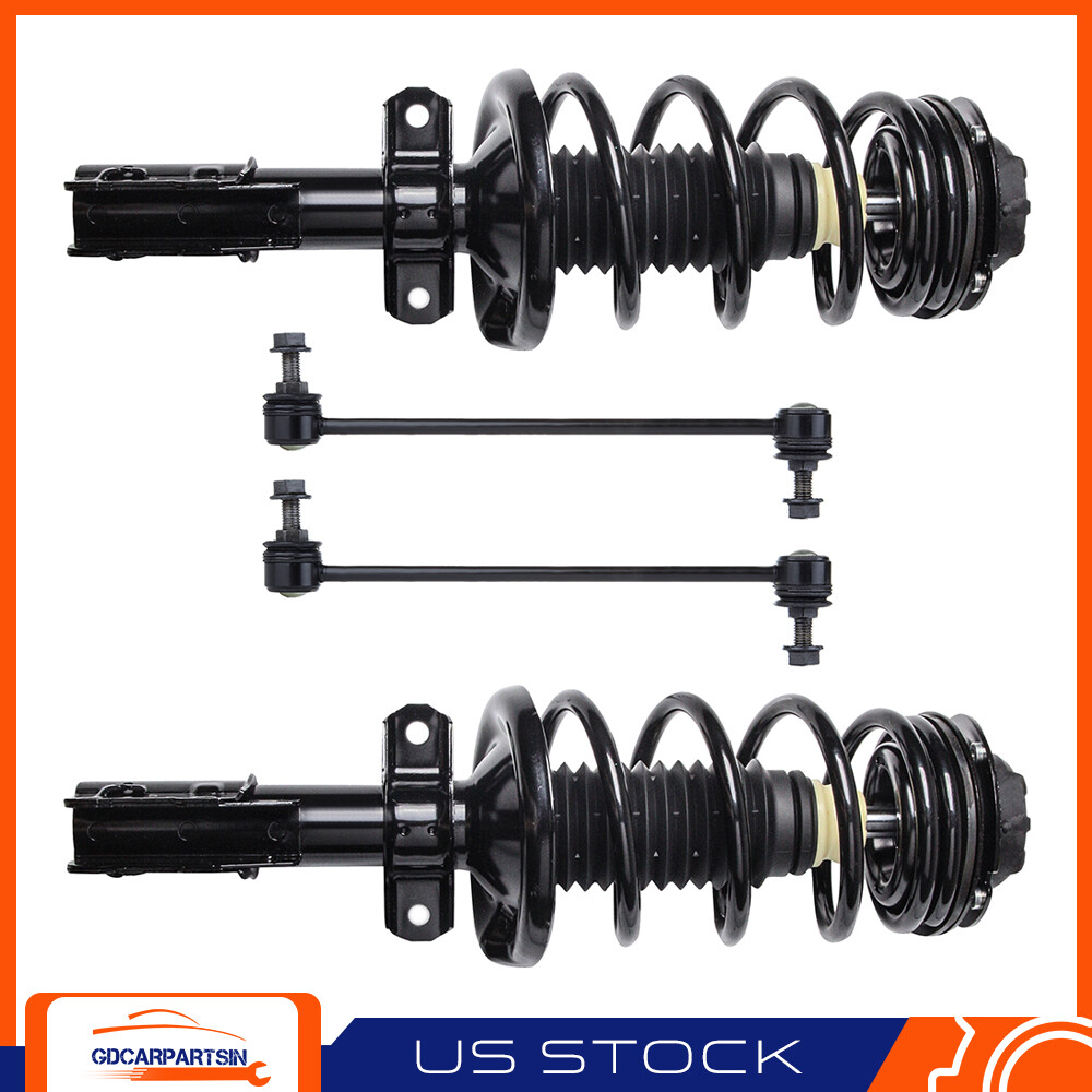 2005-2007 Saturn Ion Front Struts with Coil Springs & Outer Tie Rod Links