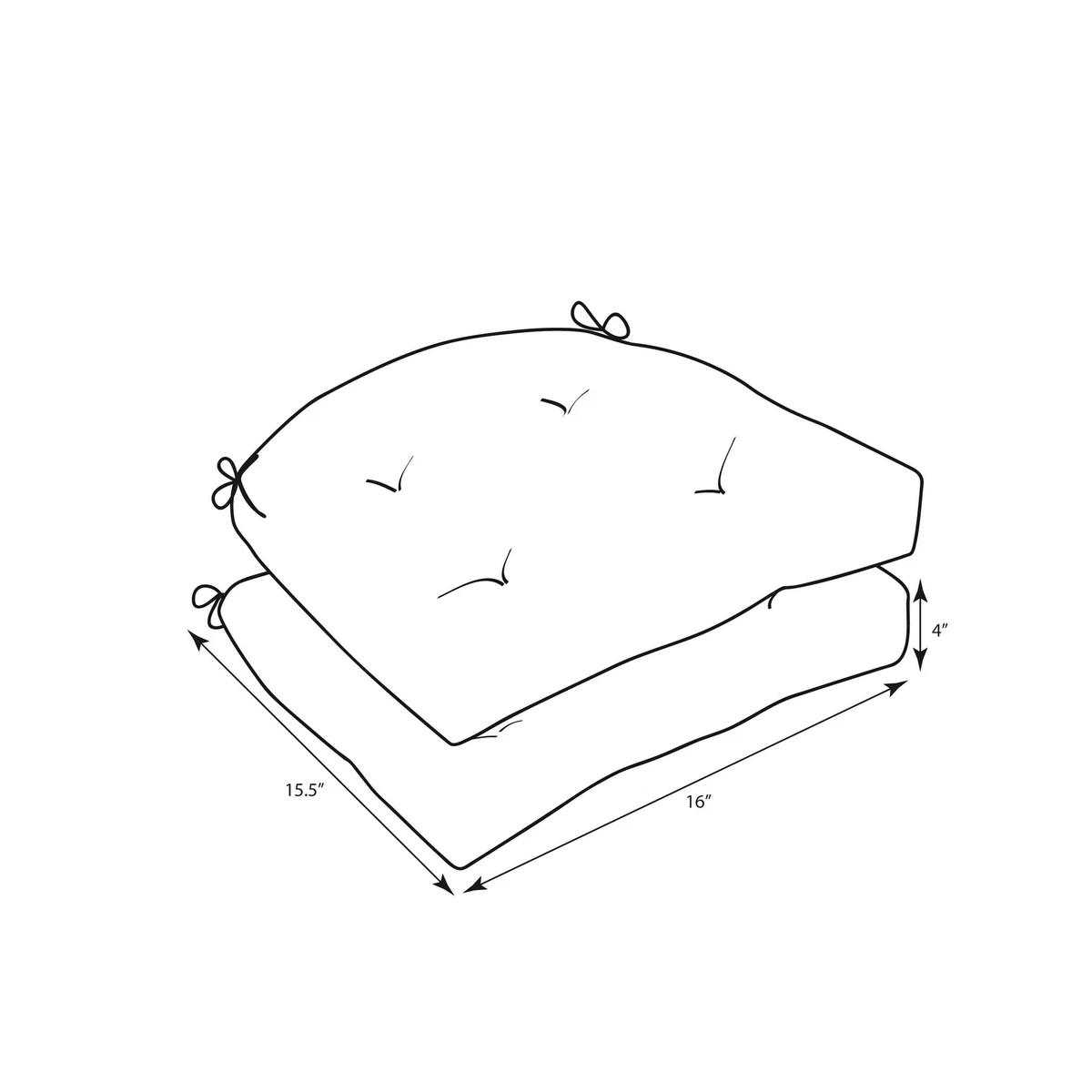 Pillow perfect reversible chair pad new arrivals