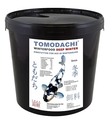 Koifutter Winterfutter arktisches Sinkfutter Koi Tomodachi Deep Winter 3kg Eimer