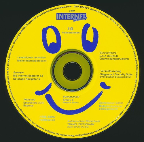 Internet Einsteiger 3/2001 Heft-CD 10 Vollversion Spiele Links Verschlüsselung