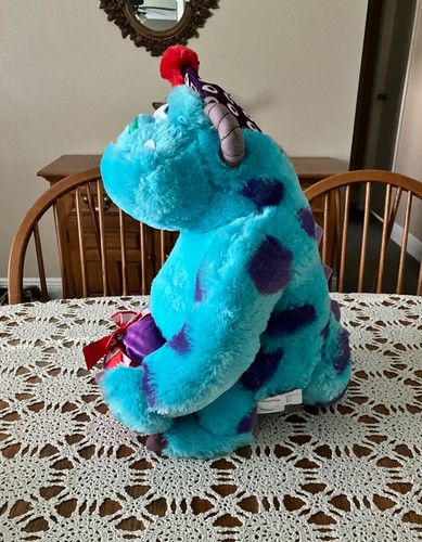 HTF!! 2014 Gemmy Disney Monsters, Inc. Large 18” Plush Birthday Sulley  - Picture 2 of 6