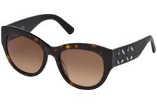 Swarovski SK0127 52F Dark Havana Tortoise Sunglasses 54-19-140 w/Stones SK00127