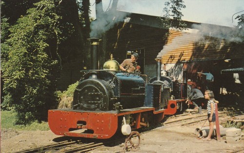 UNBENUTZTE POSTKARTE - COTMAN - GWYNEDD THE NURSERY RAILWAY