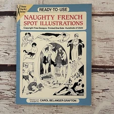 Ready-to-Use Naughty French Spot Illustrations Clip Art Carol Belanger Grafton