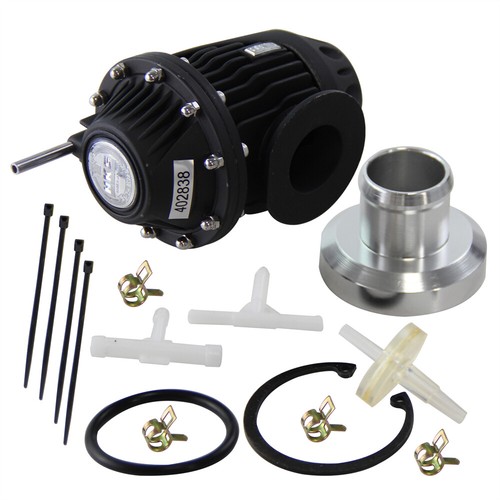 Universal SQV SSQV Turbo Blow Off Valve Bov IV 4 + 2.5" Adapter Flange Kit Black - Foto 4 di 10