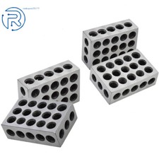2 Pair 1-2-3 Blocks 23 Holes Ultra Precision .0002" Machinist 123 Jig