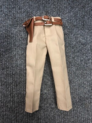 1/6 Custom Indiana Jones Harrison Ford Pants Belt Holster for Action Figure