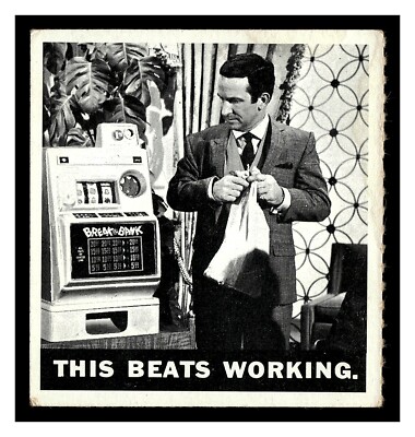 1966 TOPPS GET SMART #58 THIS BEATS WORKING MID GRADE 1960'S TV SHOW MOVIE