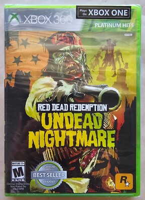 Red Dead Redemption Undead Nightmare Microsoft XBOX 360 Platinum Hits New/Sealed