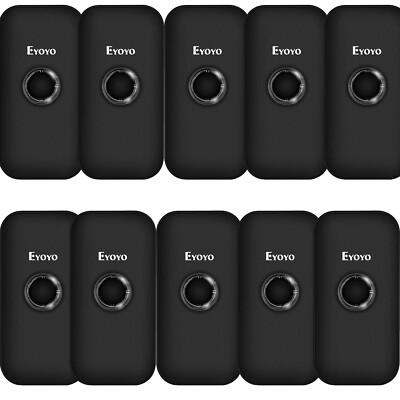 10PCS Eyoyo Mini 1D Bluetooth Barcode Scanner Barcode Reader Portable Wireless